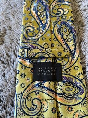 90s Vintage Robert Talbott Designer Silk Tie